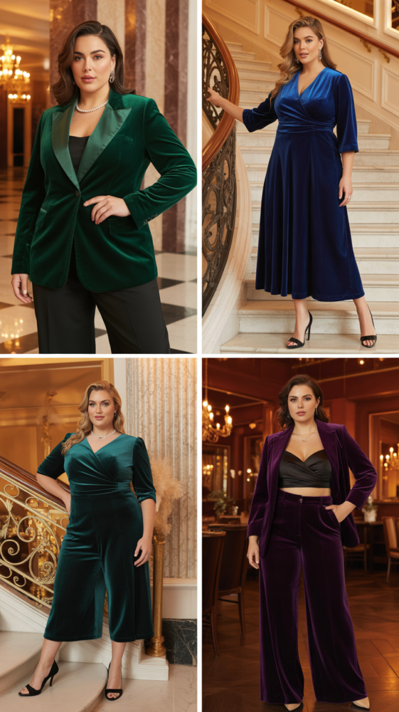 Velvet Pieces for Evening Elegance