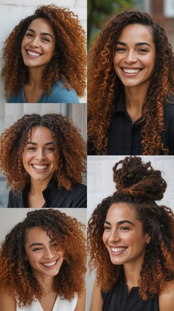 Warm Brown with Butterscotch Highlights