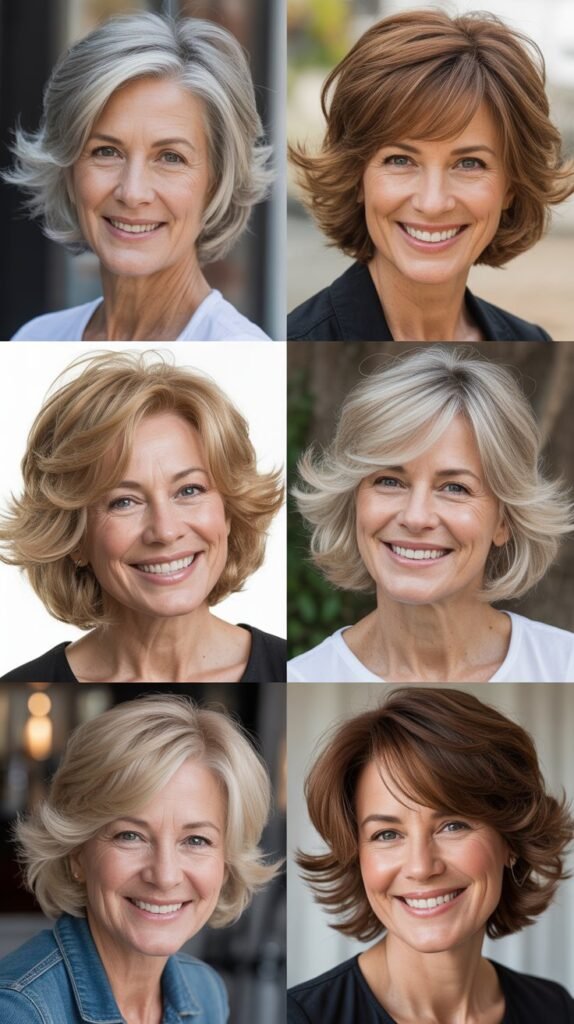  Feathered Bob with Volume Layers