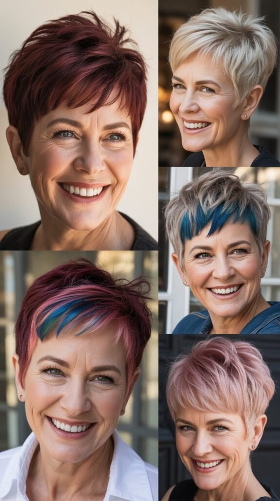 Choppy Pixie with Peek-a-Boo Color