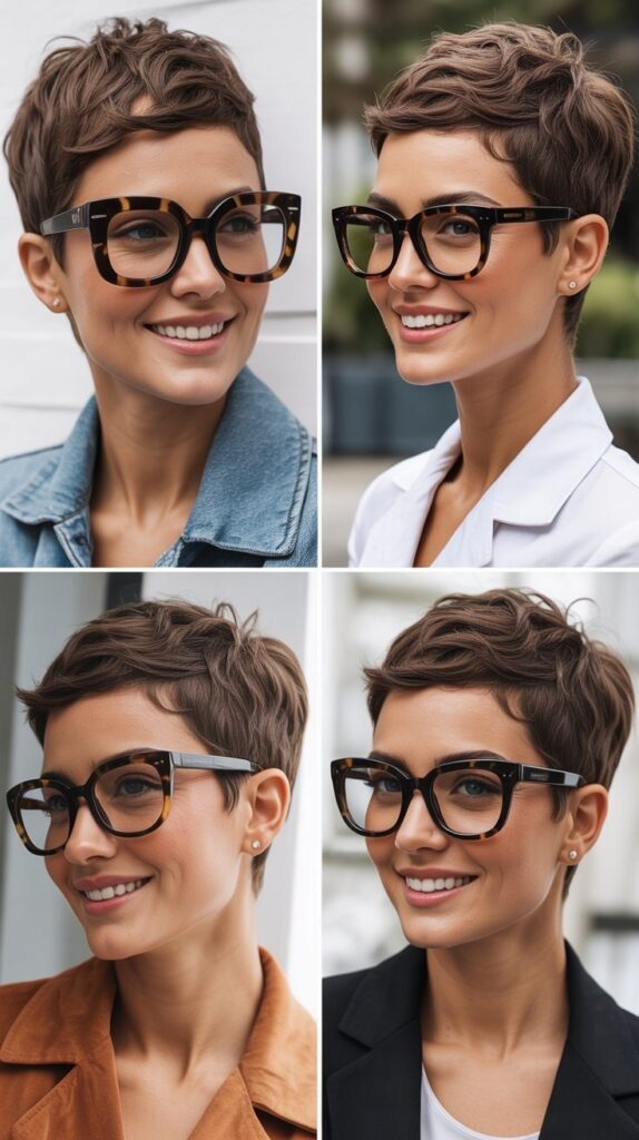 The Pixie with Glasses as Statement Accessories