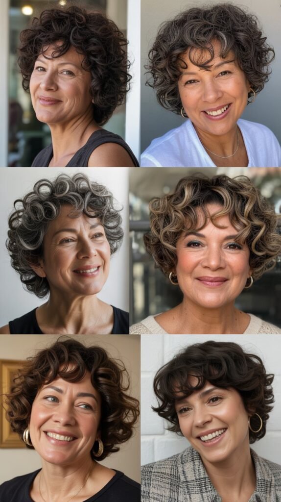  Curly Bowl Cut Reimagined