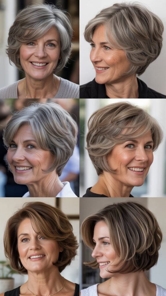 Stacked Bob with Graduated Layers