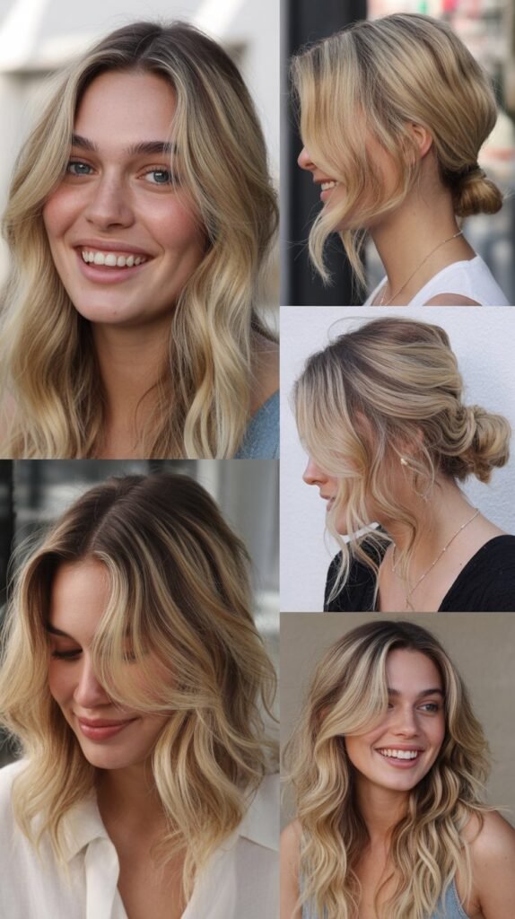Rooted Blonde Styles