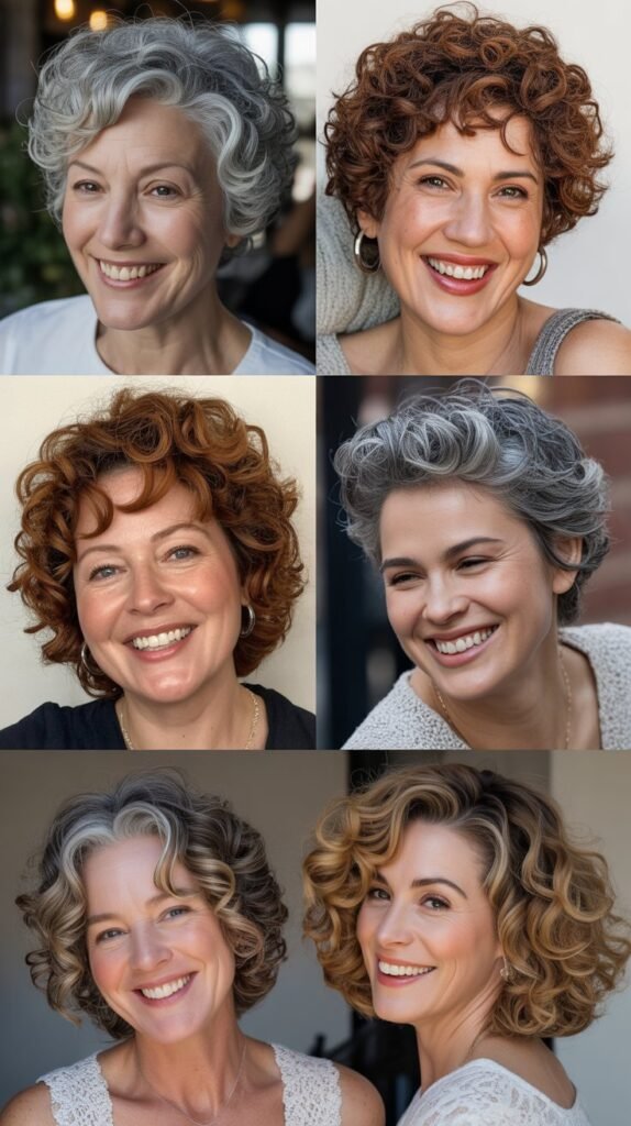 66 Natural Short Curly Haircuts for Women Over 50 That Embrace Texture