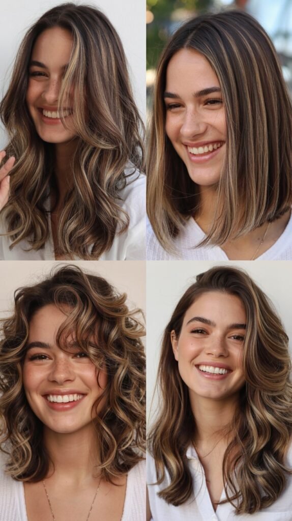 Tonal Brunette Highlights