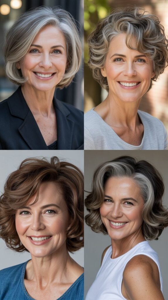 Crown-Focused Layers with Sleek Perimeter