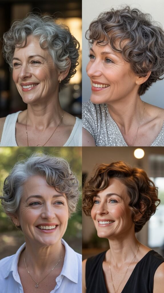 Soft Curly Waves Pixie