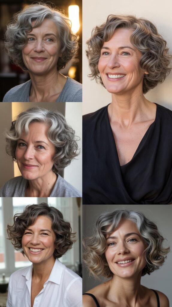 Loose Curly Wave Bob