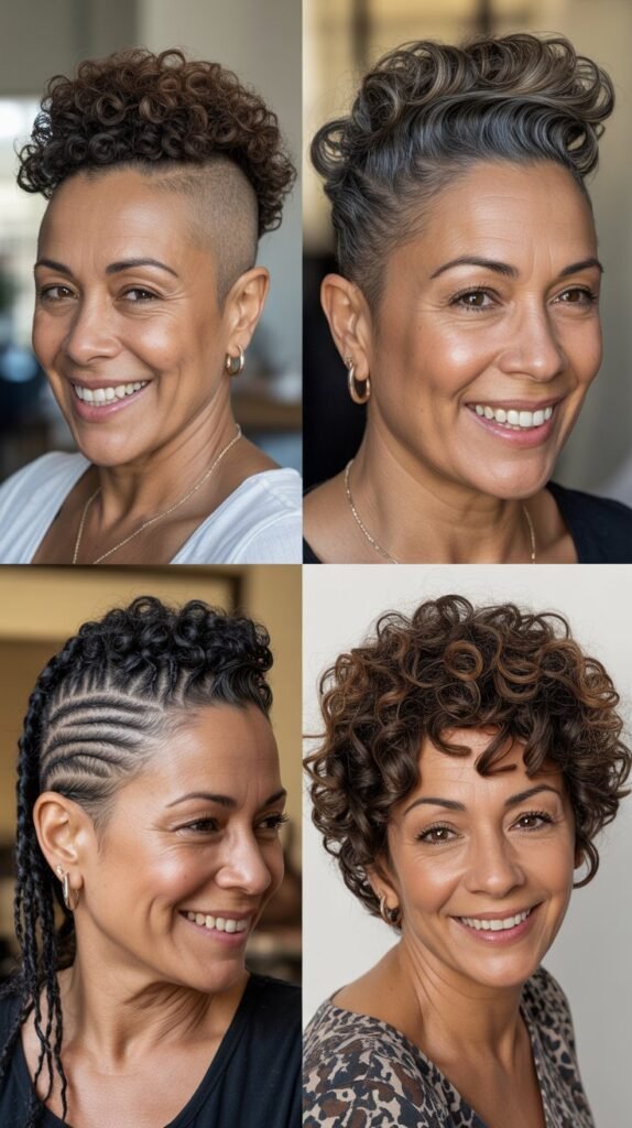  Curly Mohawk Variations