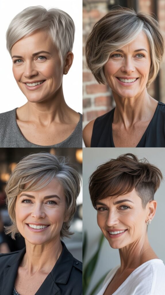 57 Fearless Edgy Short Haircuts for Women Over 50 That Make a Statement