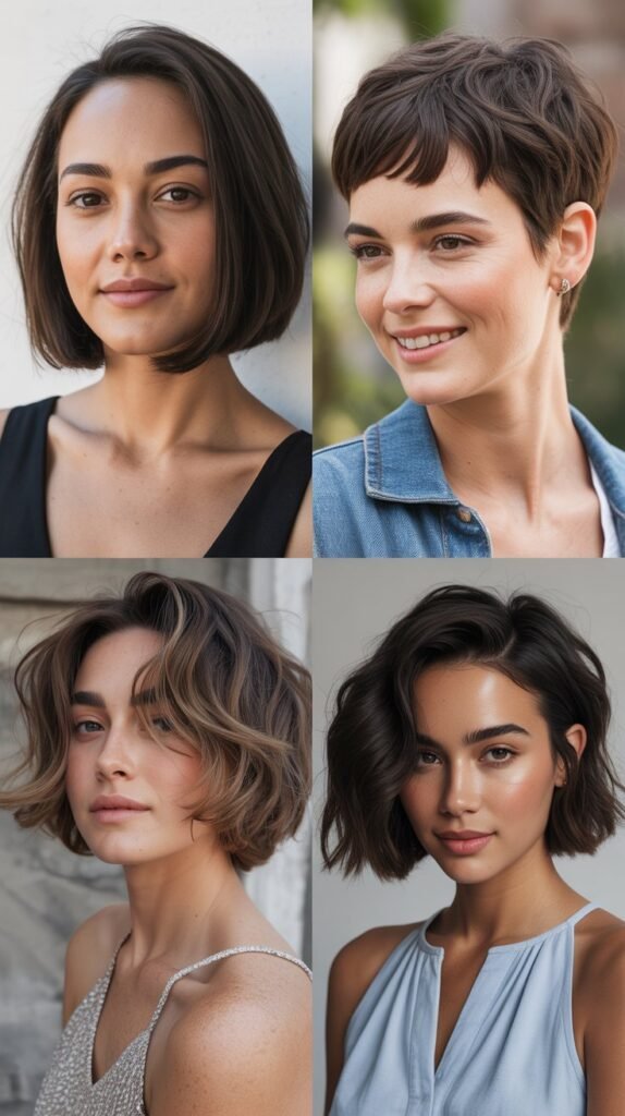 53 Balanced Short Haircuts for Women With Oval Faces That Always Flatter