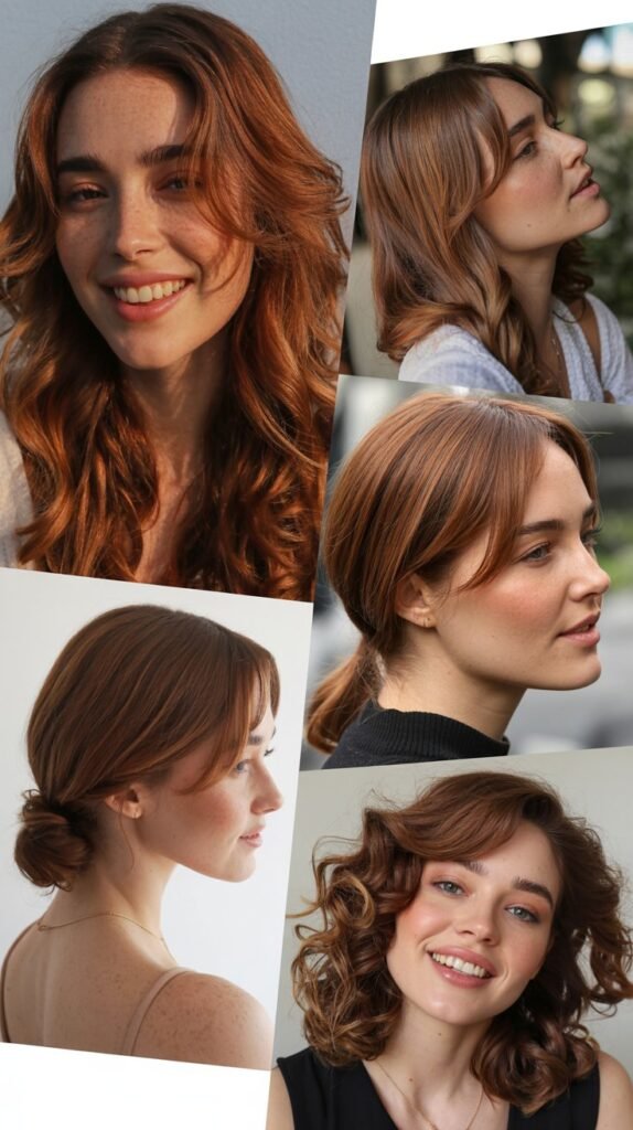 Copper Kissed Brunette