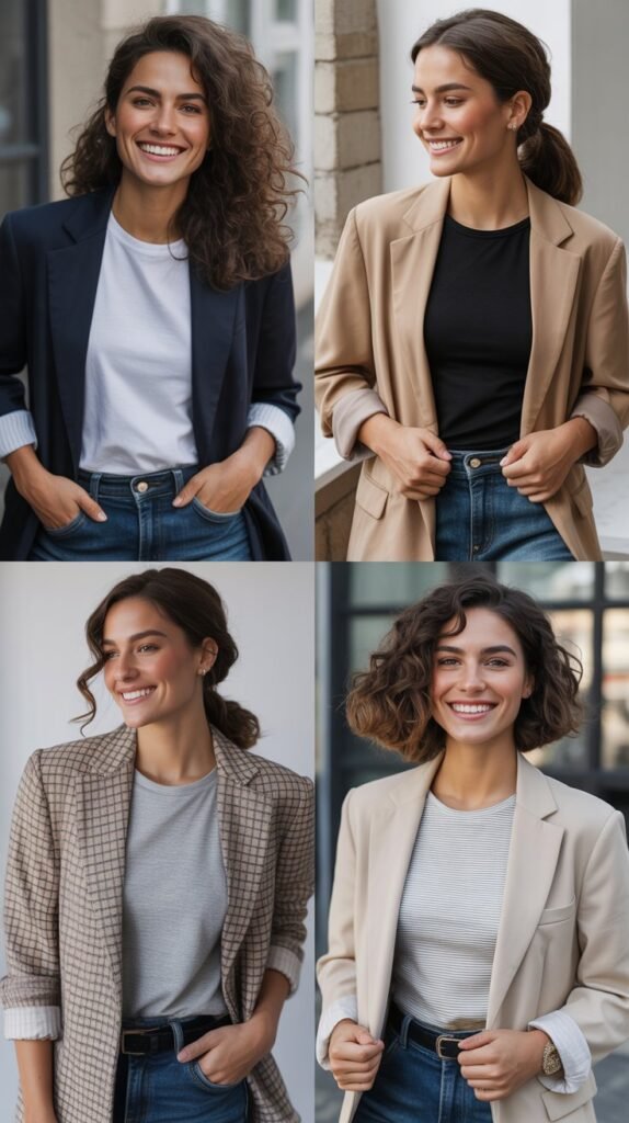  The Blazer and T-Shirt Combo