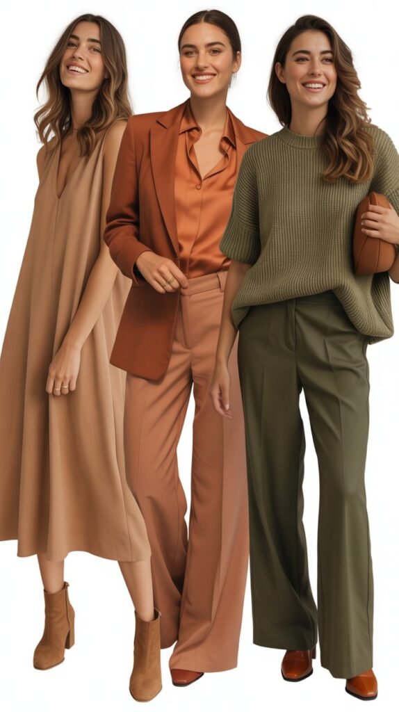 Tonal Dressing in Earth Tones
