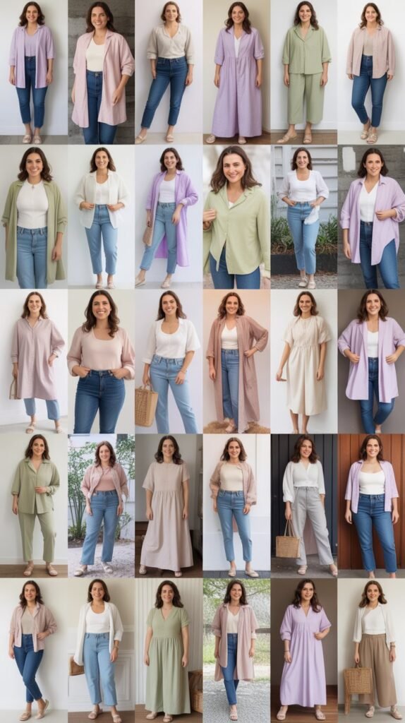 28 Laid Back Casual Spring Mom Outfits for Plus Size Women 28 Laid Back Casual Spring Mom Outfits for Plus Size Women