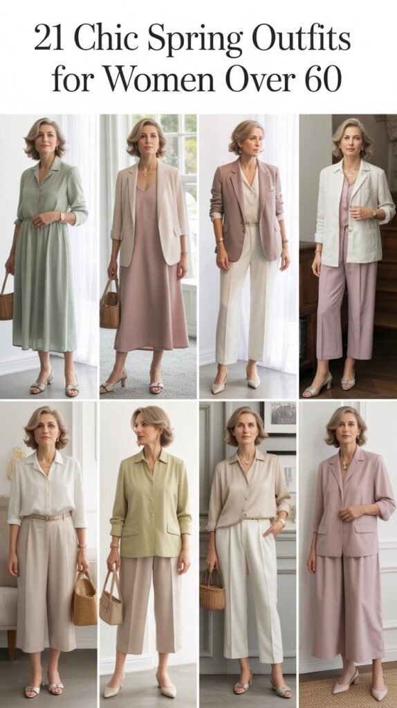 21 Chic Spring Outfits for Women Over 60