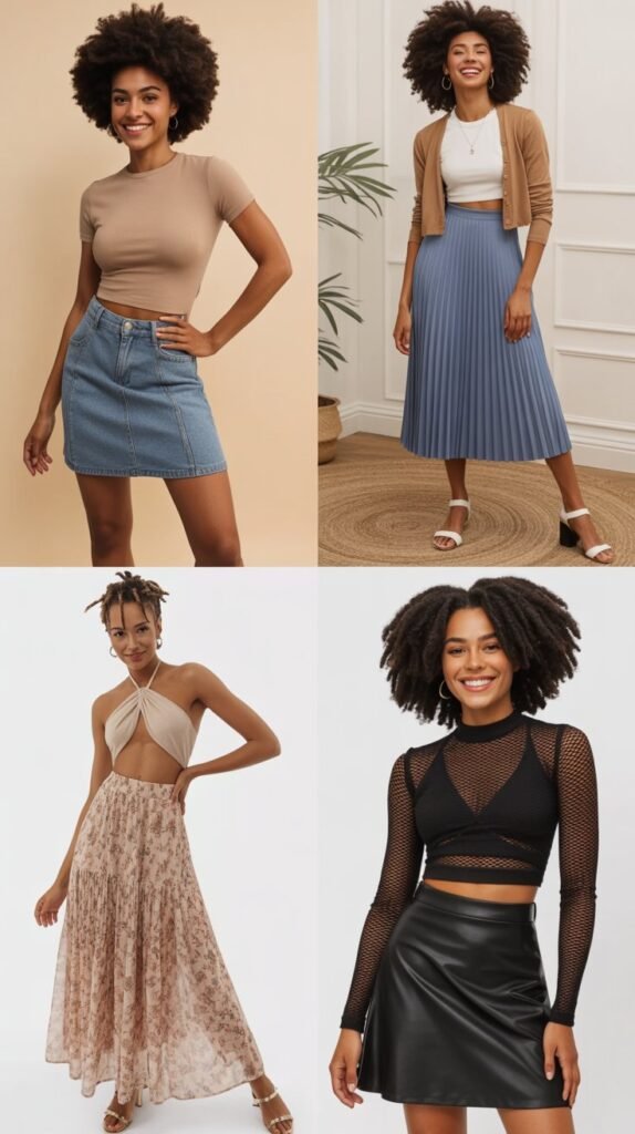 23 Early 2000s Skirt Outfits for Black Women 23 Early 2000s Skirt Outfits for Black Women