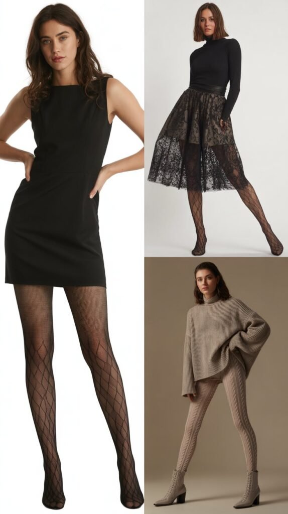 Textured Tights for Interest