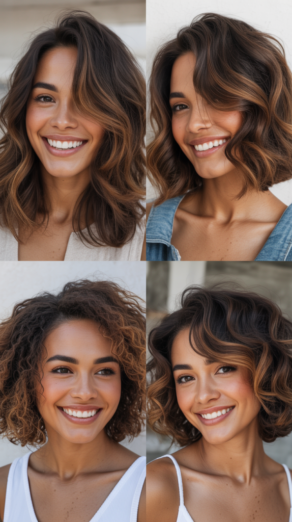 Espresso Base with Caramel Highlights