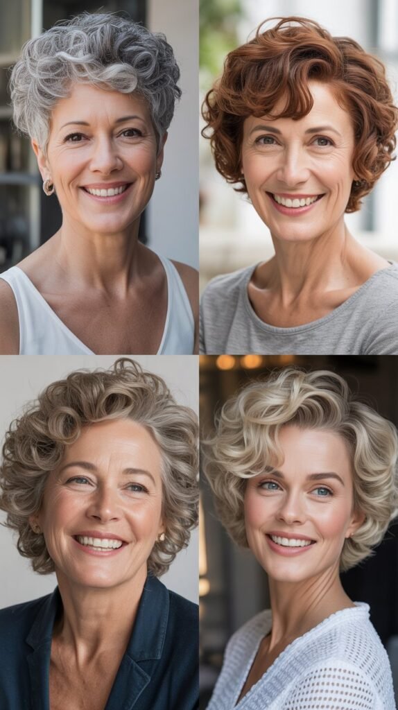 The Classic Curly Pixie Cut