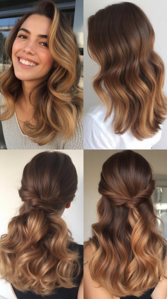 Golden Brown Balayage