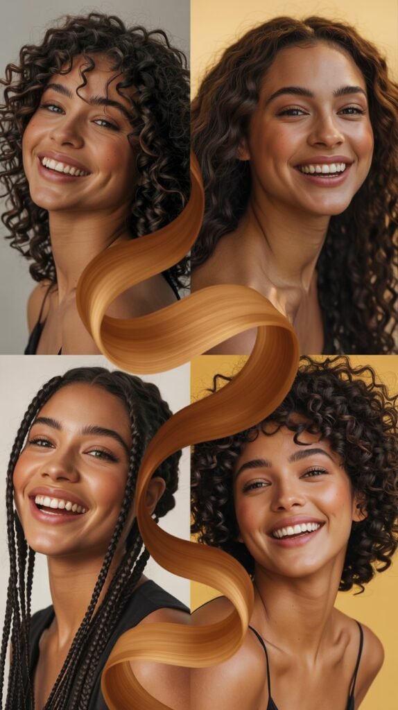 Ribbons of Caramel for Warm Dimension