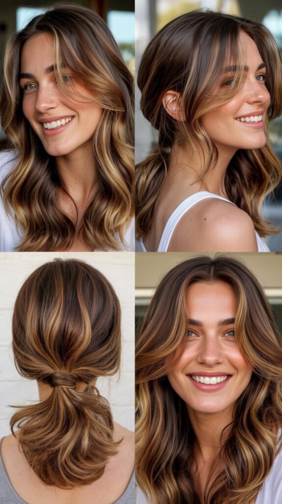 Pecan Brunette Highlights