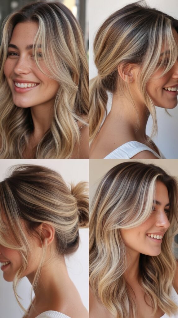 Blonde Scattered Highlights