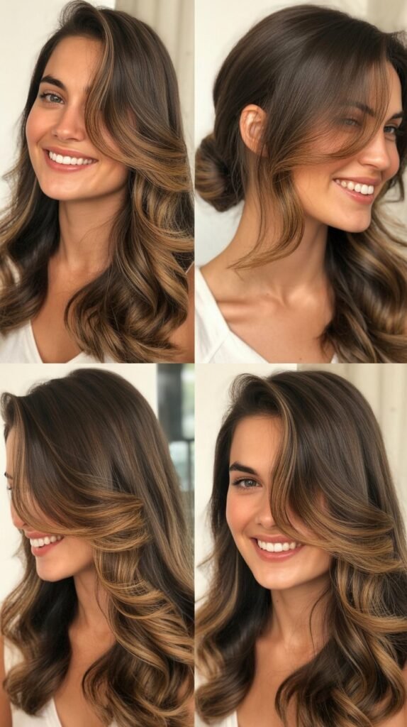 Mocha with Honey Balayage