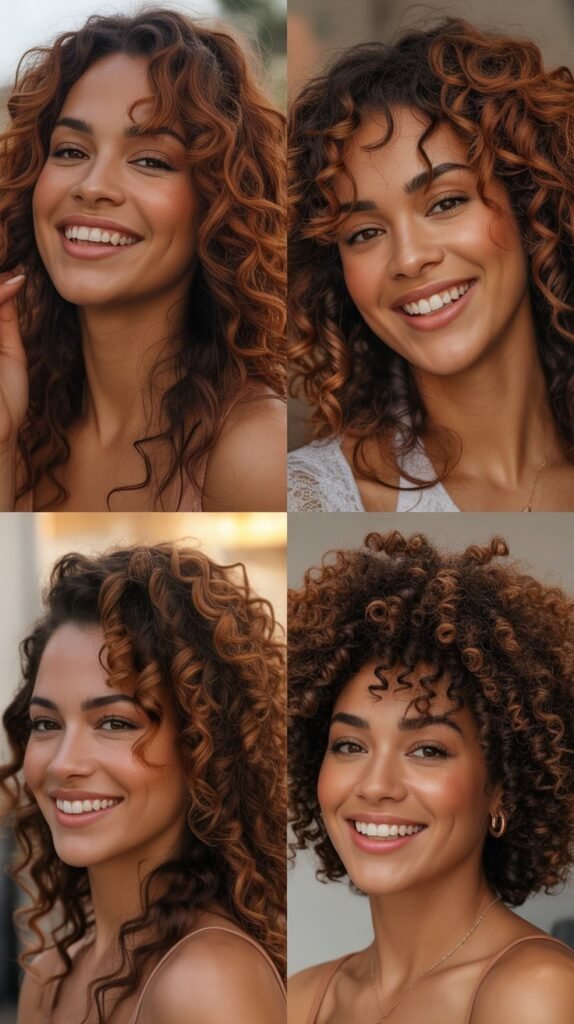  Copper and Caramel Combination