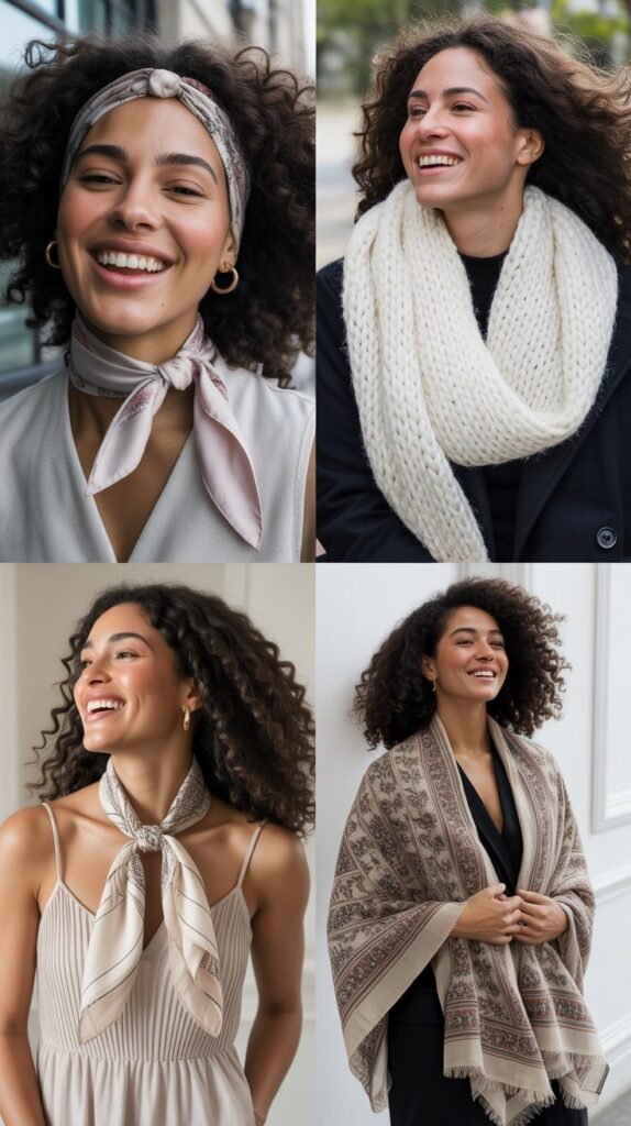 Scarf as an Accessory and Layer