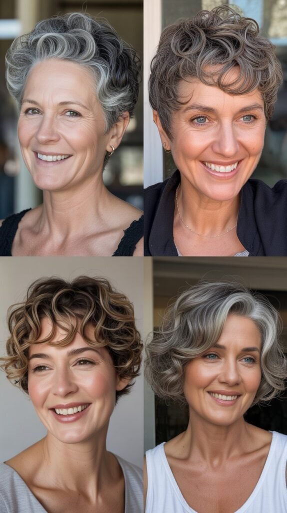 Ringlet-Focused Pixie Cut