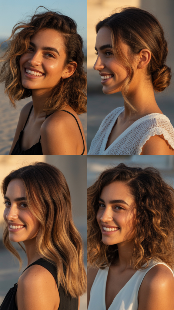 Sun-Kissed Highlights for Natural Look