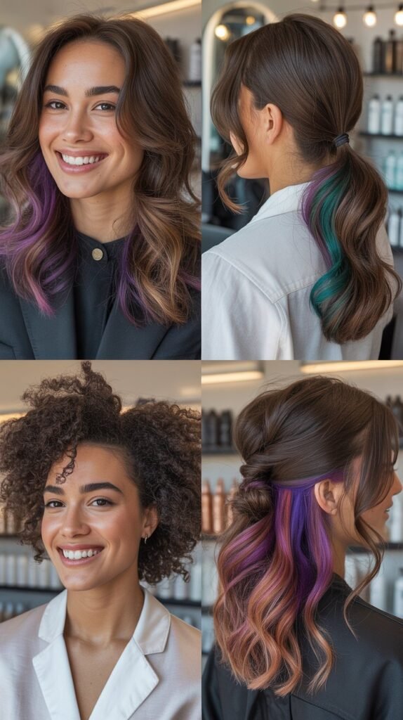 Peekaboo Highlights Underneath