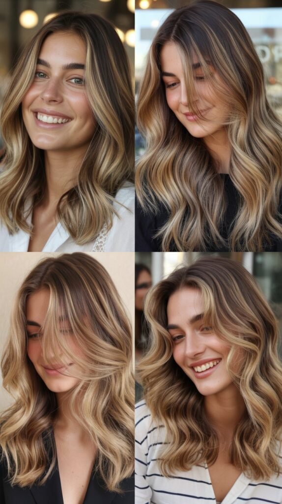 Classic Balayage for Effortless Dimension