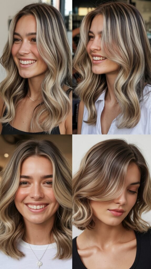  Money Piece with Reverse Ombré