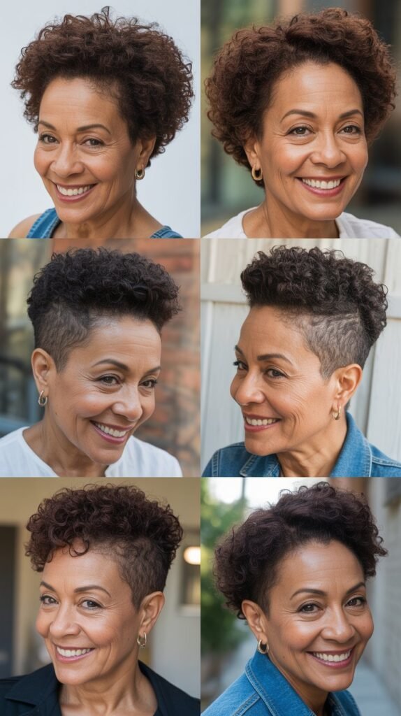 Tapered Curly TWA (Teeny Weeny Afro)