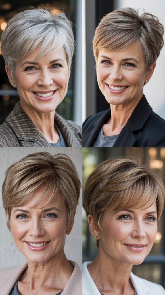 Swooped Fringe Pixie