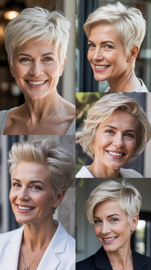 Platinum Blonde Pixie