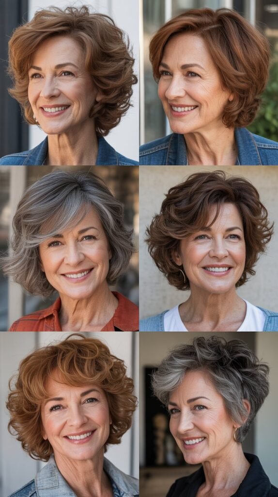 Cropped Mullet with Texture