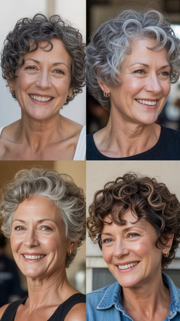 Textured Curly Butch Cut