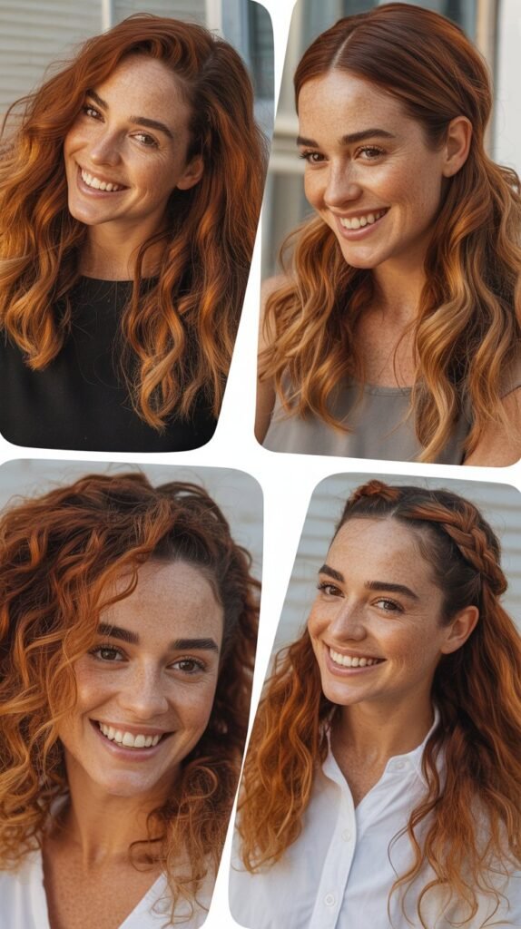 Auburn with Golden Highlights