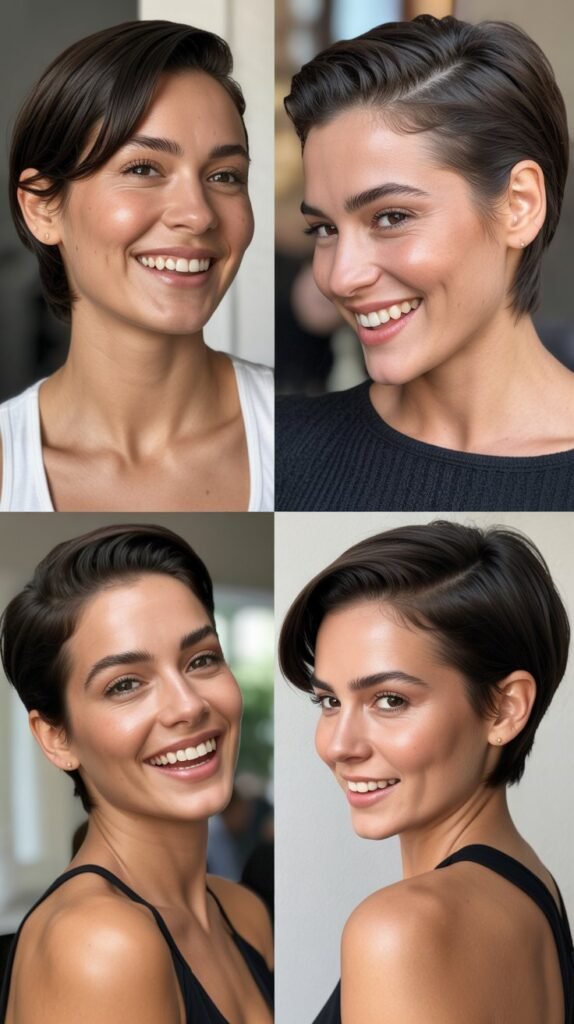  Slicked-Back Pixie