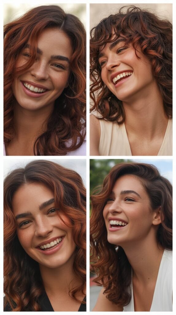 Red-Based Brown Highlights