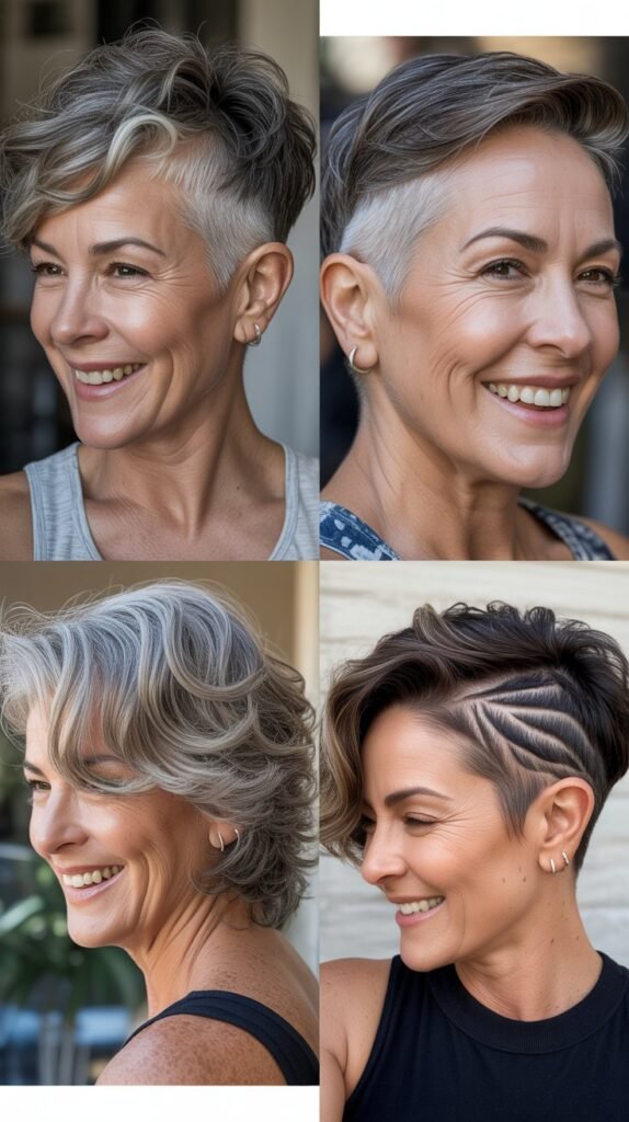  Long Pixie with Side Shave