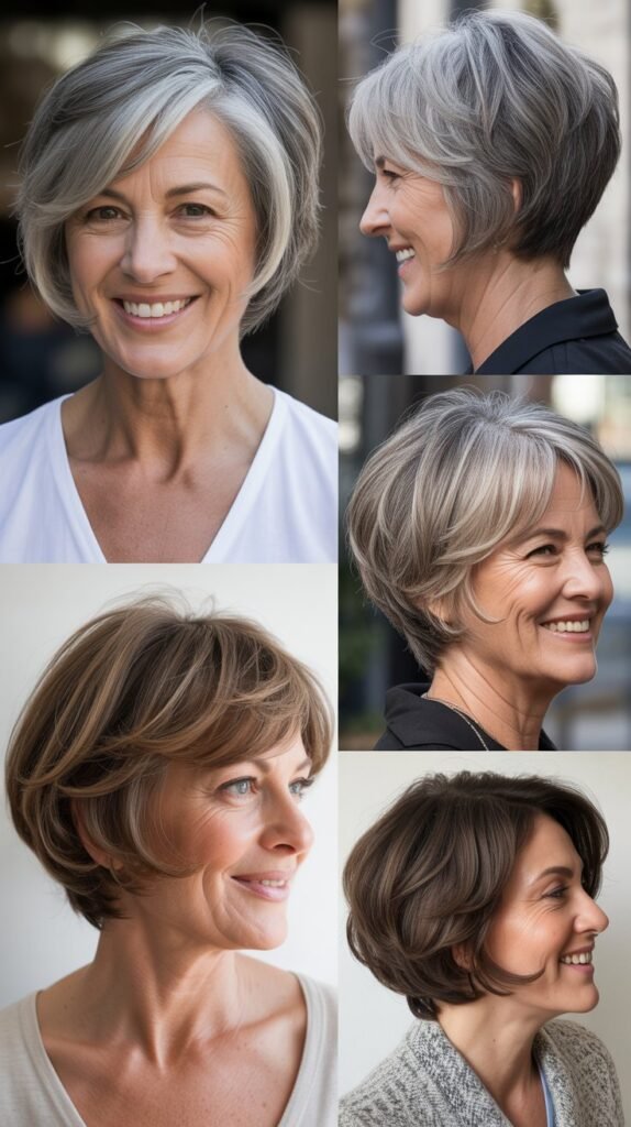  Angled Bob with Stacked Back