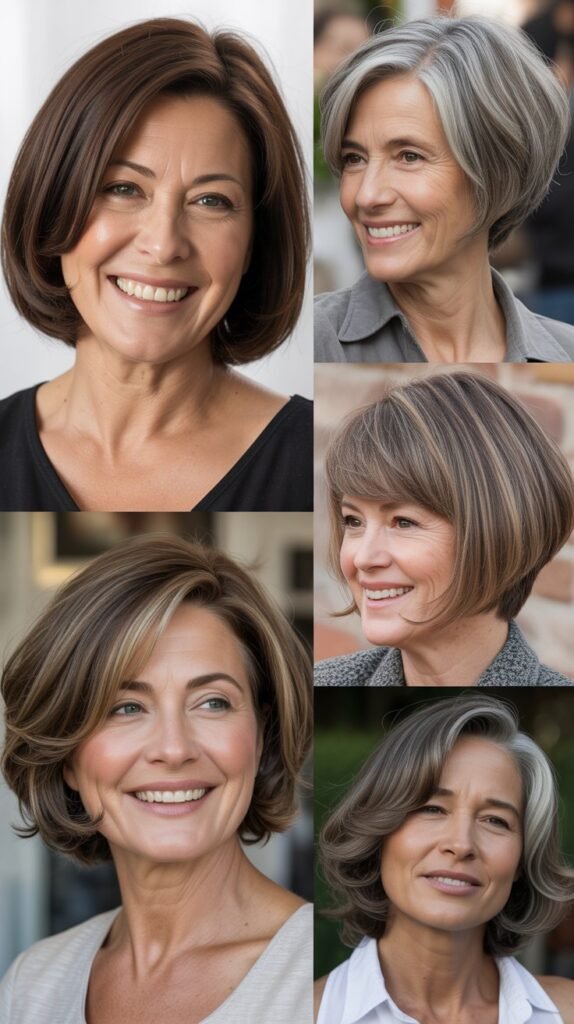 A-Line Bob with Interior Layers