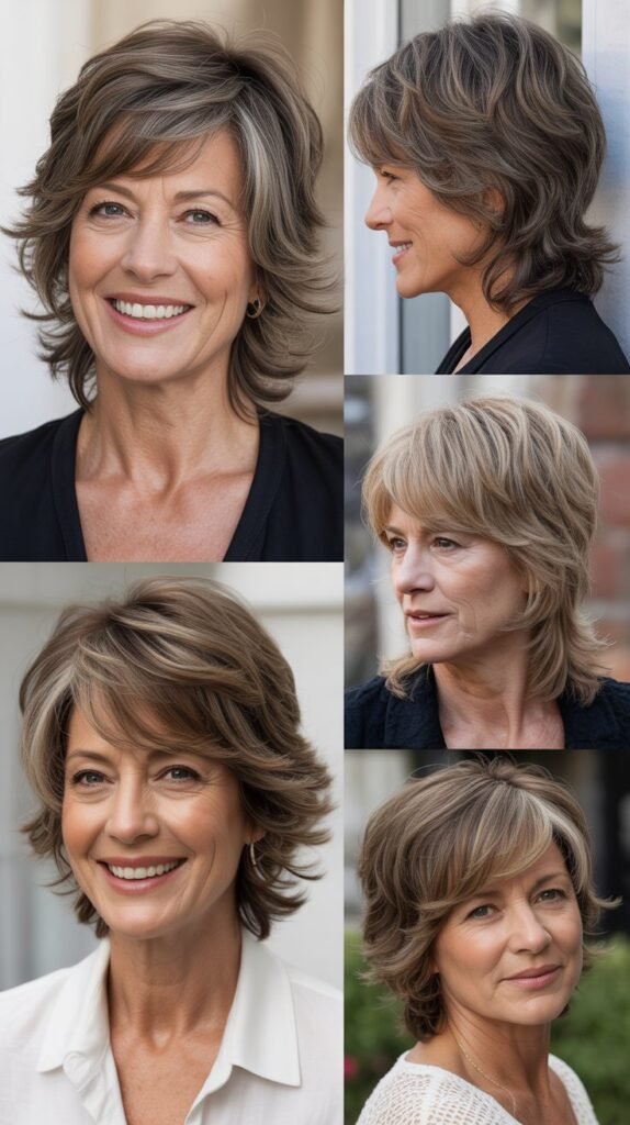  Jaw-Length Shaggy Layers