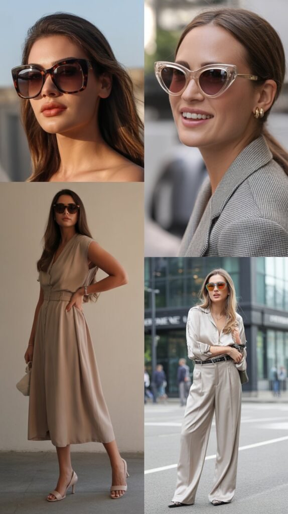 Statement Sunglasses for Face-Framing